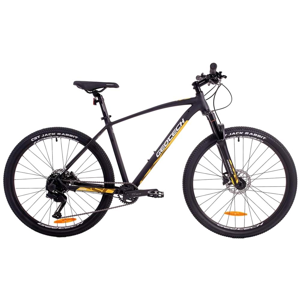 Geotech Mode Elite 27,5 Jant 9 Vites HD Dağ Bisikleti - Mat Siyah Sarı