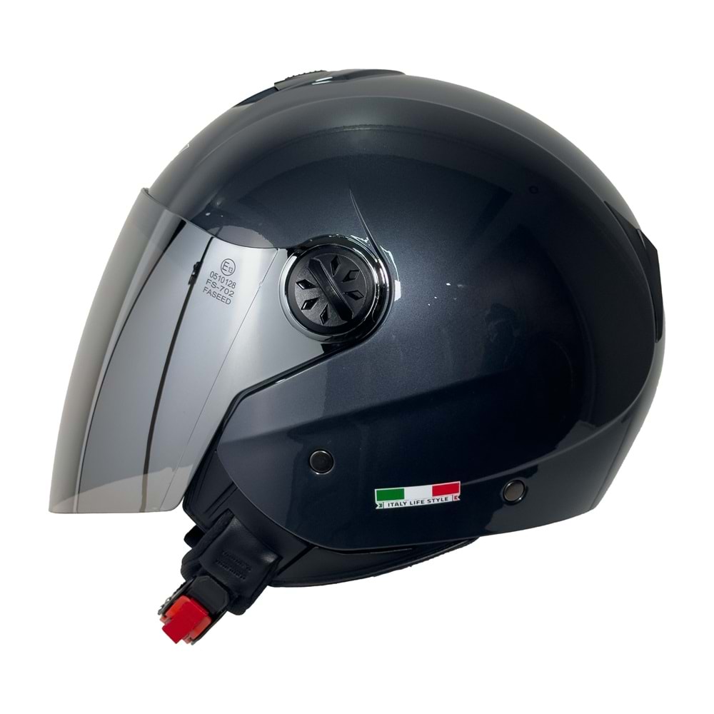 SWAY SW 715 Hd Grey Yarım Kask L