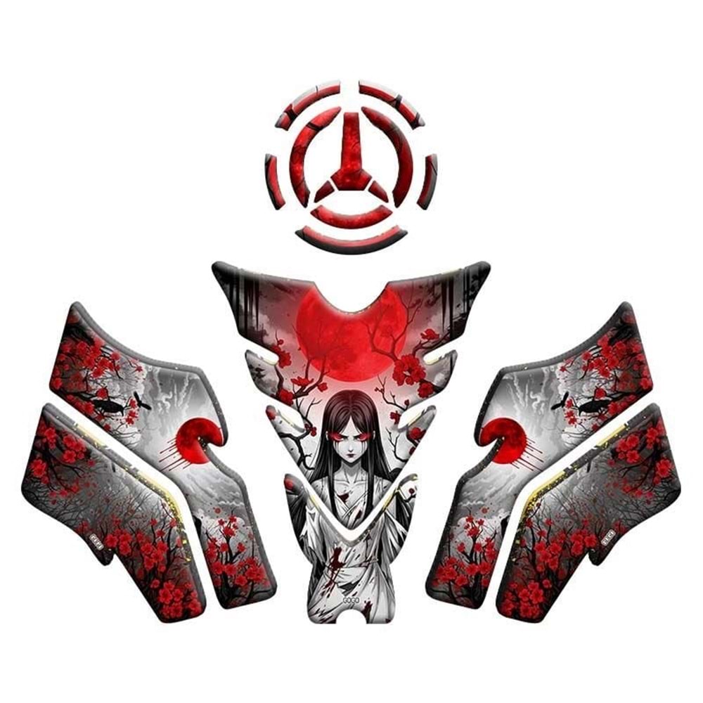 RKS SRK 125 S 2024 - 2025 UYUMLU TANK PAD SET 006