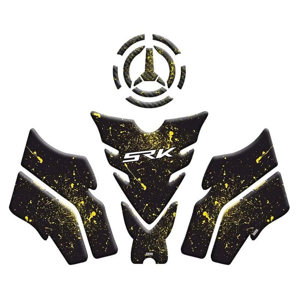 RKS SRK 125 S 2024 - 2025 UYUMLU TANK PAD SET 005