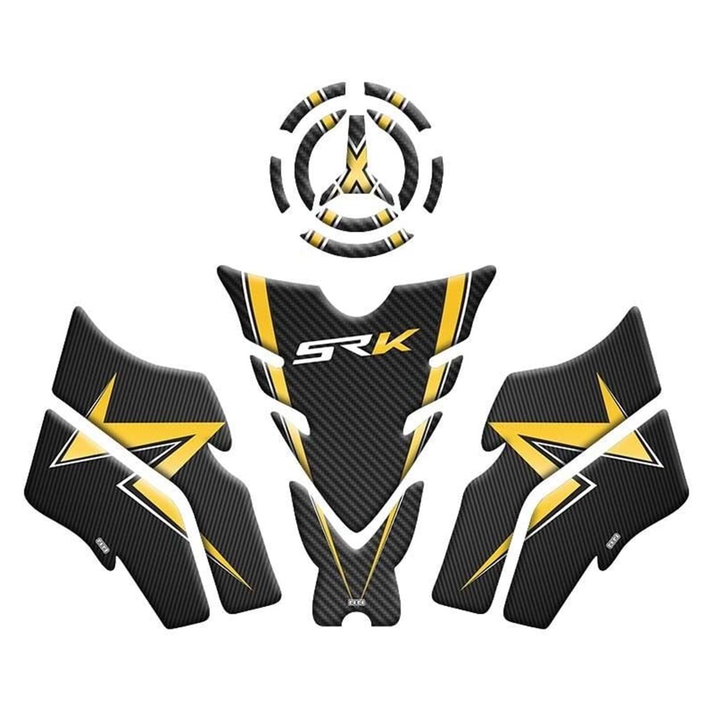 RKS SRK 125 S 2024 - 2025 UYUMLU TANK PAD SET 004