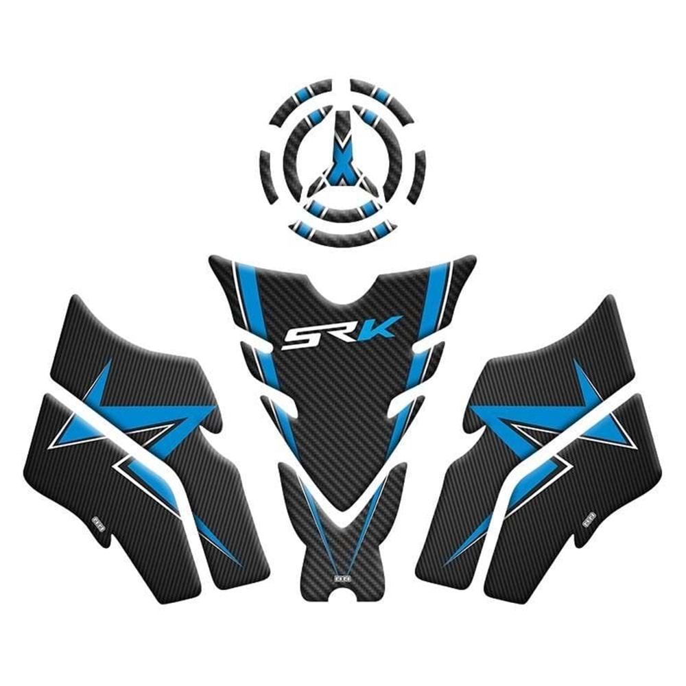 RKS SRK 125 S 2024 - 2025 UYUMLU TANK PAD SET 003