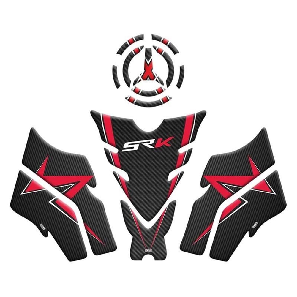 RKS SRK 125 S 2024 - 2025 UYUMLU TANK PAD SET 002