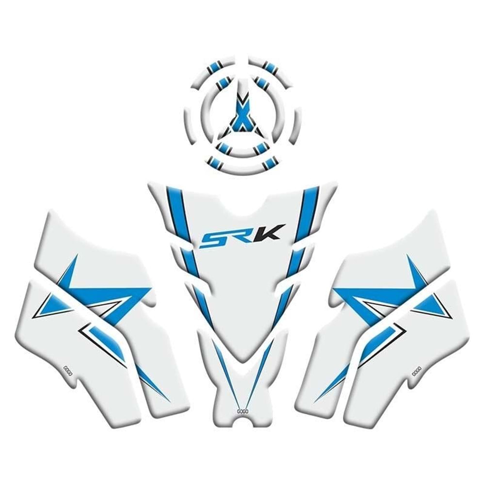 RKS SRK 125 S 2024 - 2025 UYUMLU TANK PAD SET 001