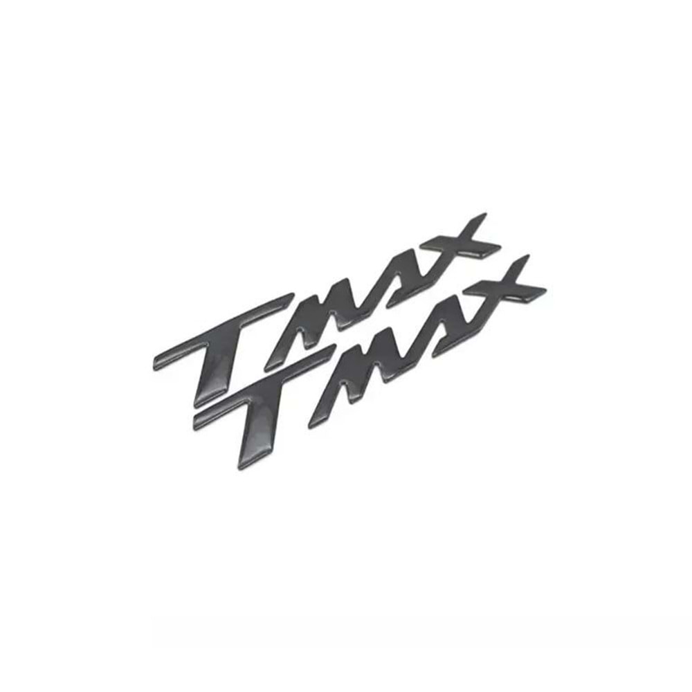 YAMAHA TMAX UYUMLU SELE ALTI METAL YAZI SETİ SİYAH