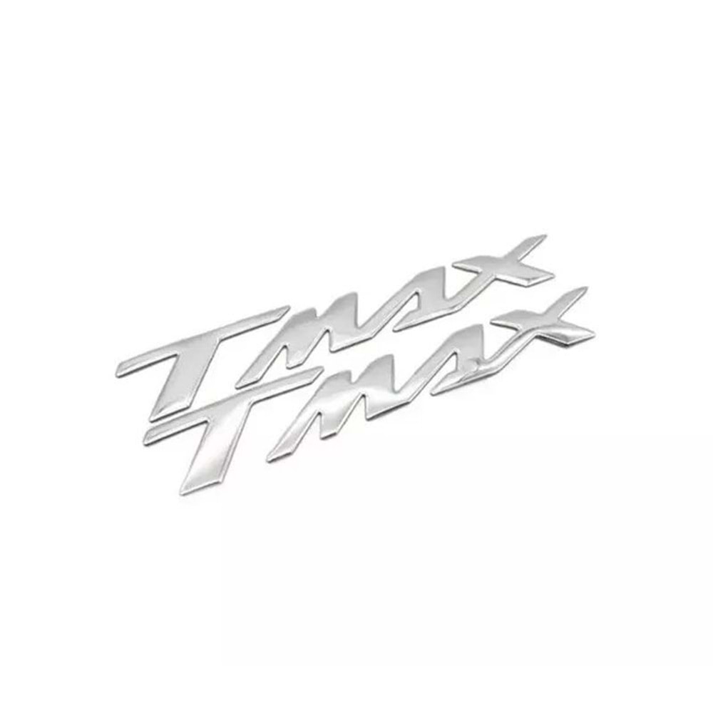 YAMAHA TMAX UYUMLU SELE ALTI METAL YAZI SETİ NİKEL