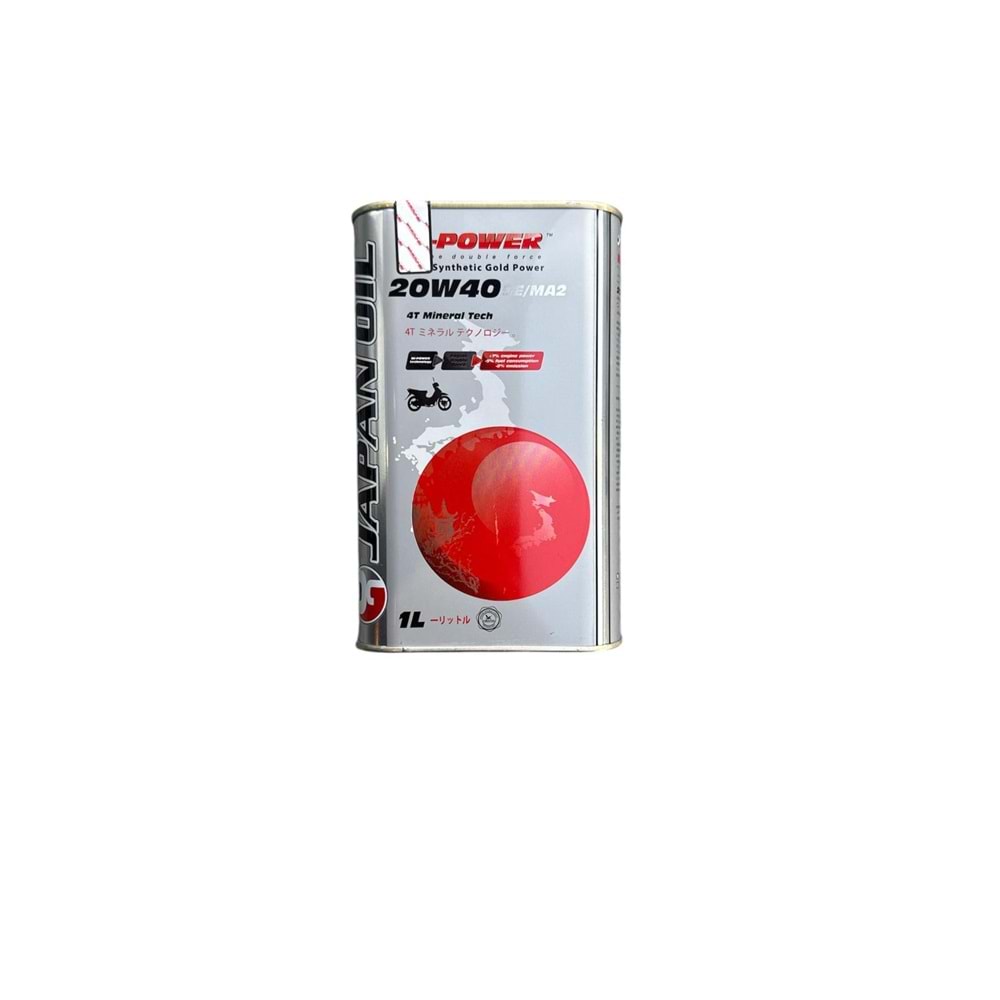 Bİ POWER 20W40 YAĞ 4T MİNERAL