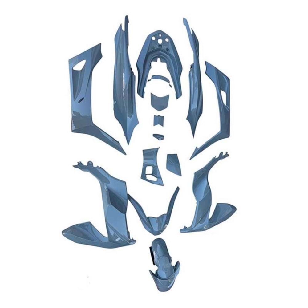 HONDA PCX 2021 - 2024 UYUMLU KOMPLE KAPORTA SETİ NARDO GRİ