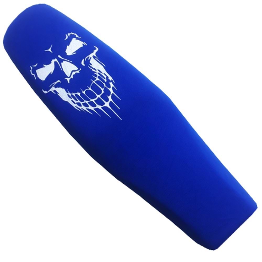 CUP/CG125 SELE KILIFI LİKRALI KURU KAFA 2 MAVİ