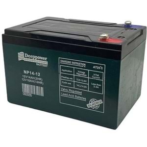 AKÜ (Elektirikli Bisiklet) 12V14AH DEEPPOWER