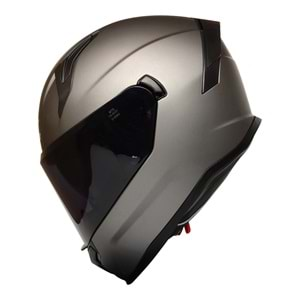 KASK MTS 910 MAT GRİ (XL) FULLFACE GÜNEŞ VİZÖRLÜ