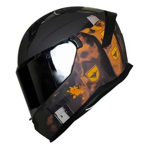 KASK MTS 910 MATT BLACK (XL) FULLFACE GÜNEŞ VİZÖRLÜ