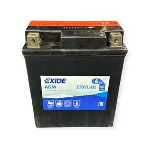 AKÜ EXIDE ETX7L-BS SULU 1 YIL GARANTİ