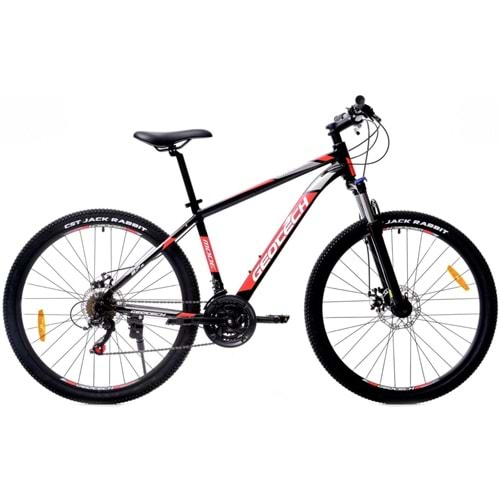 Geotech Mode 27,5 Jant 21 Vites Dağ Bisikleti - Siyah - Kırmızı- Gri