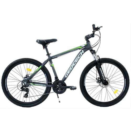 Geotech Mode 27,5 Econ 2 27.5 Jant 24 Vites Dağ Bisikleti - Gri/Yeşil