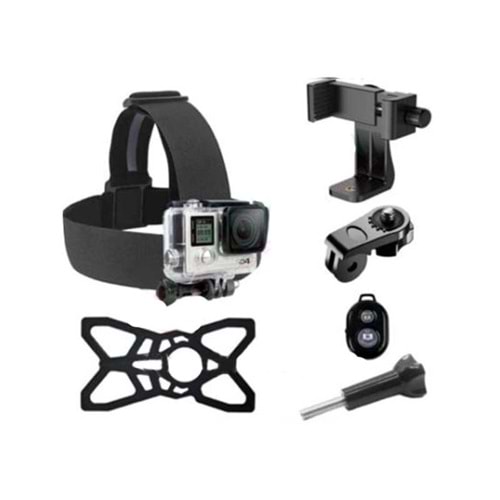 UNİVERSAL KAFA BANDI AYARLANABİLİR KUMANDALI TELEFON TUTUCU