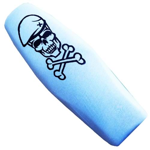 CUP/CG125 SELE KILIFI LİKRALI KURU KAFA 1 BEYAZ