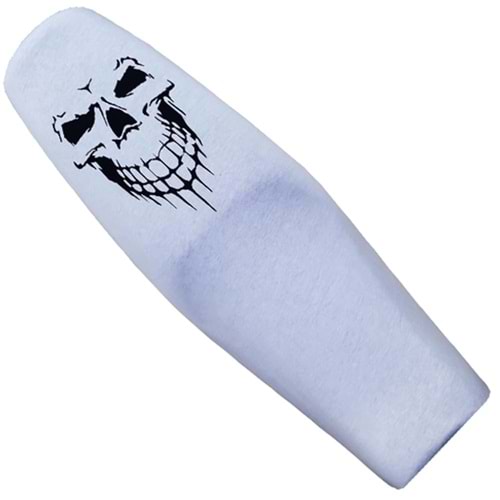 CUP/CG125 SELE KILIFI LİKRALI KURU KAFA 2 BEYAZ