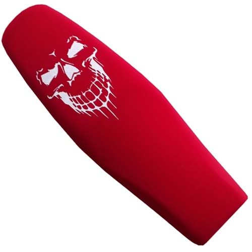 CUP/CG125 SELE KILIFI LİKRALI KURU KAFA 2 KIRMIZI