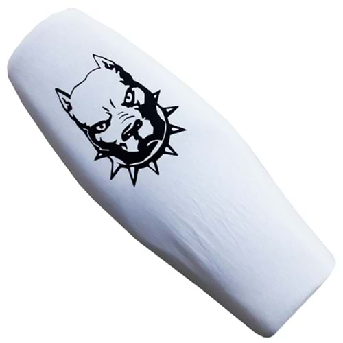 CUP/CG125 SELE KILIFI LİKRALI PİTBULL BEYAZ