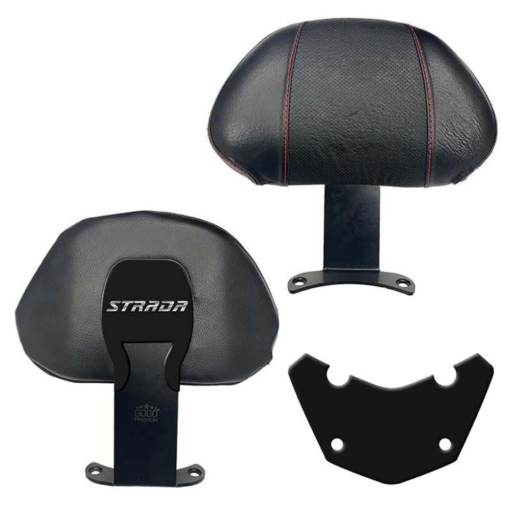 MONDİAL STRADA 125 2022 - 2024 UYUMLU KIRMIZI DESEN SİSSY BAR
