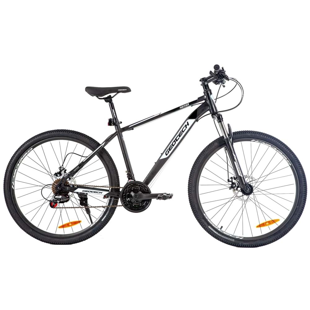 Geotech Hacker 26 Dağ Bisikleti - Mat Gri Siyah