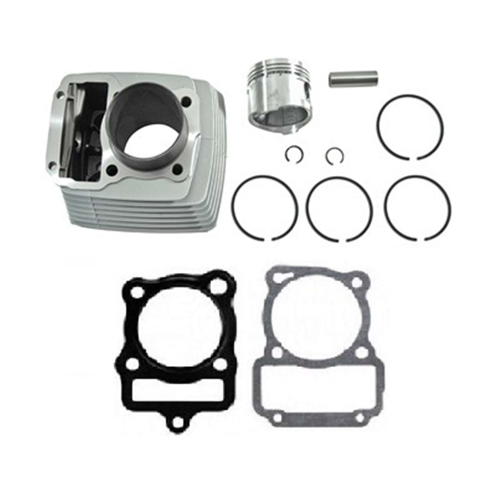 SİLİNDİR KOMPLE 125cc CG SERİSİ(13 PERNO) ATG SEKMAN RBK