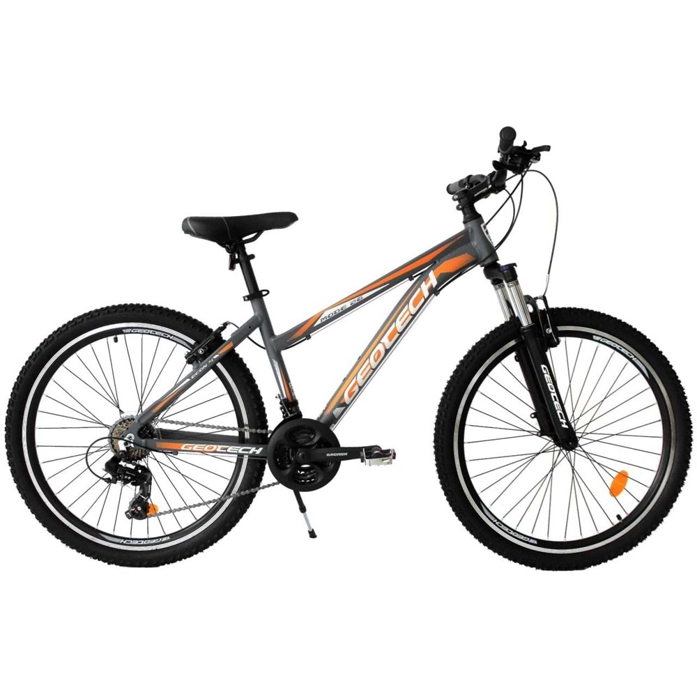 Geotech Mode 26 Econ 4 26 Jant 21 Vites Dağ Bisikleti - Gri/Turuncu