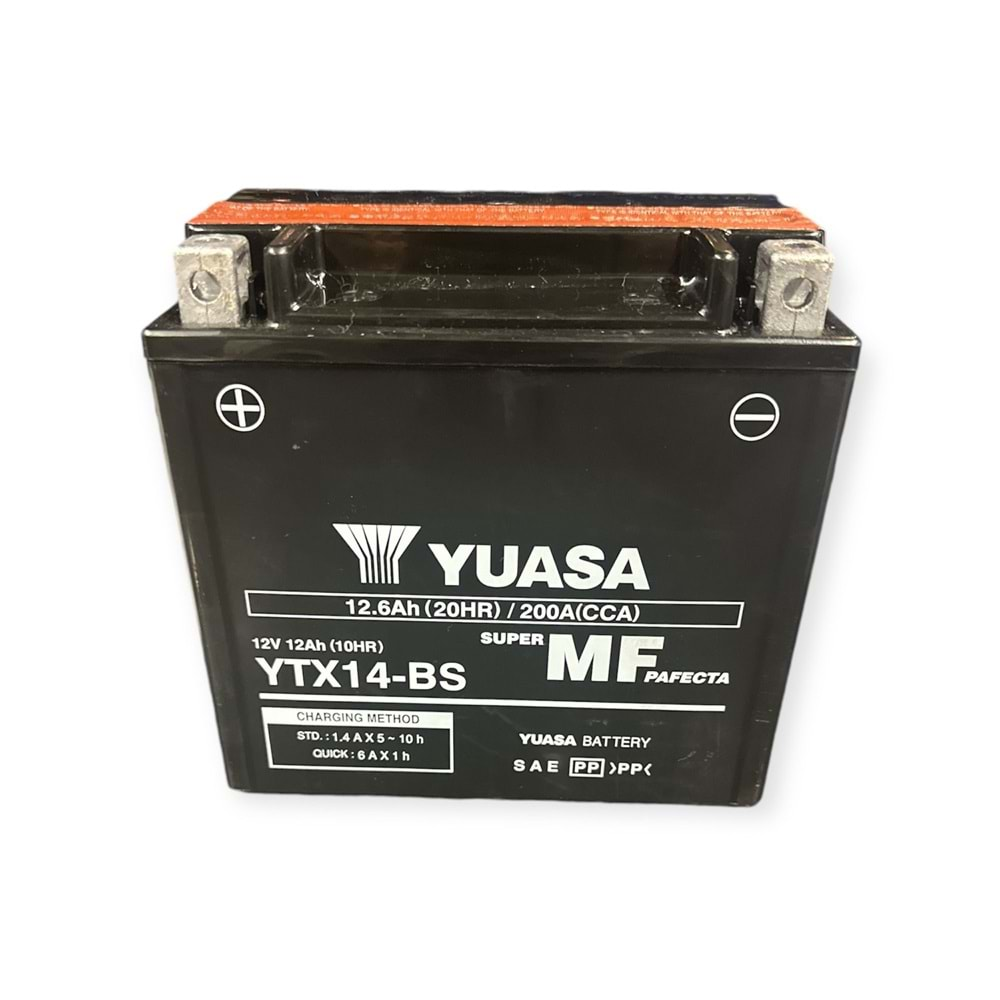 AKÜ YUASA YTX14-BS SULU 2 YIL GARANTİ