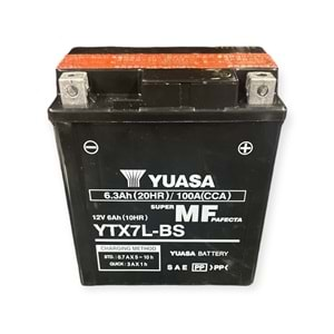 AKÜ YUASA YTX7L-BS SULU 2 YIL GARANTİ