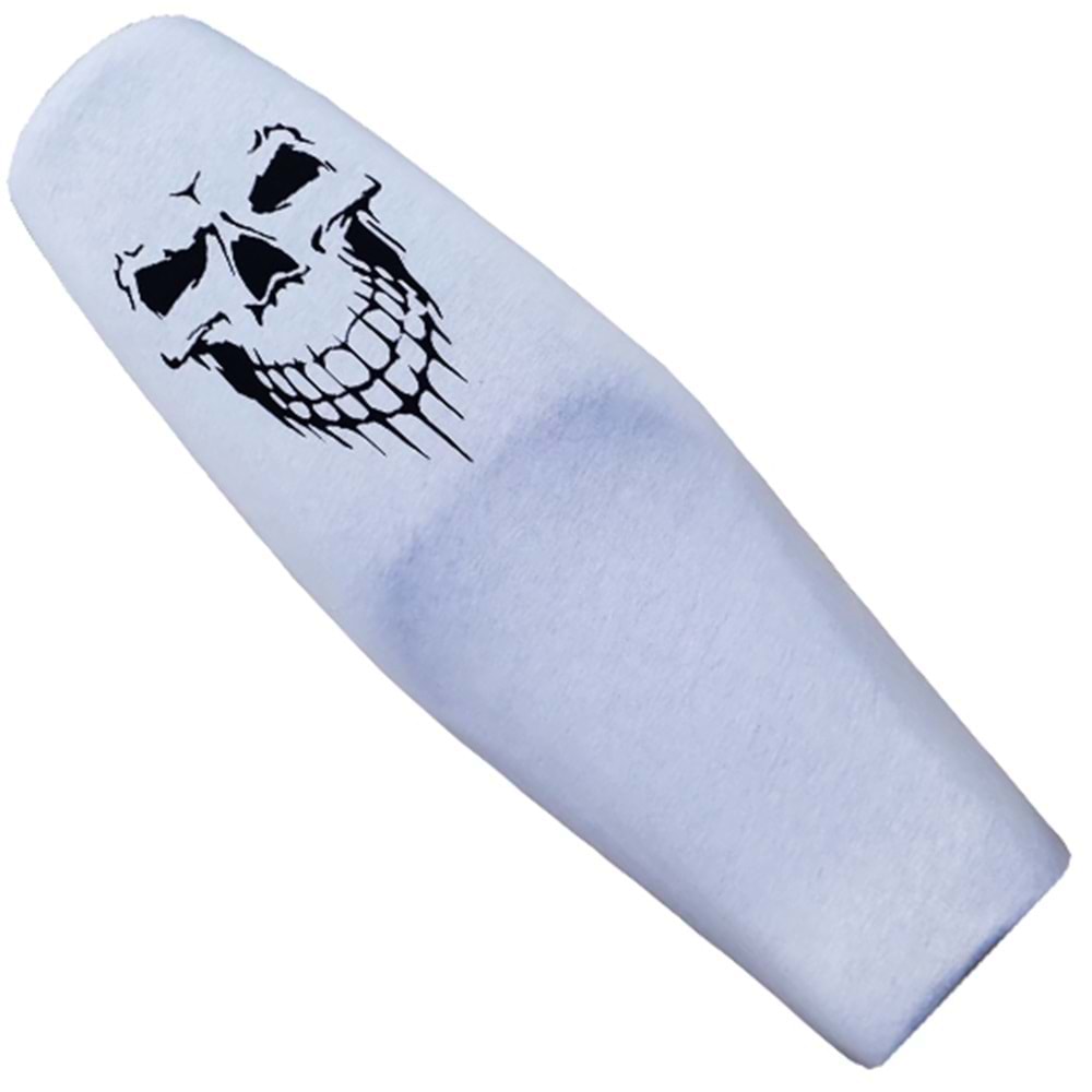 CUP/CG125 SELE KILIFI LİKRALI KURU KAFA 2 BEYAZ